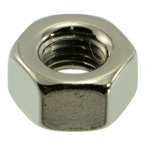 5/16"-24 Black Chrome Plated Steel Grade 5 Fine Thread Hex Nuts