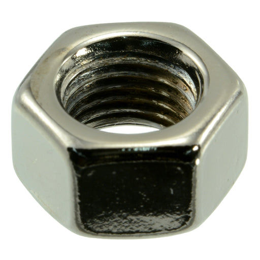 3/8"-24 Black Chrome Plated Steel Grade 5 Fine Thread Hex Nuts