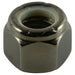 5/8"-11 Black Chrome Plated Steel Coarse Thread Nylon Insert Lock Nuts