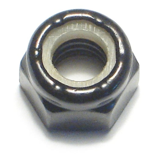 5/16"-18 Black Oxide Steel Coarse Thread Nylon Insert Lock Nuts