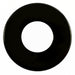 #10 x 1/4" x 9/16" Black Chrome Plated Grade 2 Steel USS Flat Washers