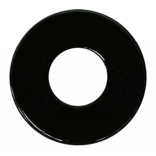 5/16" x 3/8" x 7/8" Black Chrome Plated Grade 2 Steel USS Flat Washers