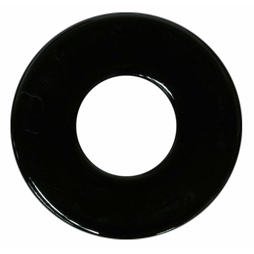 3/8" x 7/16" x 1" Black Chrome Plated Grade 2 Steel USS Flat Washers