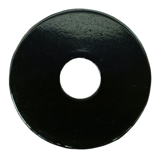 1/4" x 1" Black Chrome Plated Grade 2 Steel Fender Washers