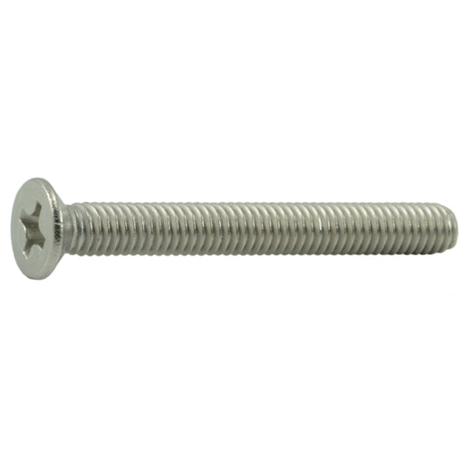 4mm-0.7 x 35mm A2 Stainless Steel Coarse Thread Phillips Flat Head Machine Screws