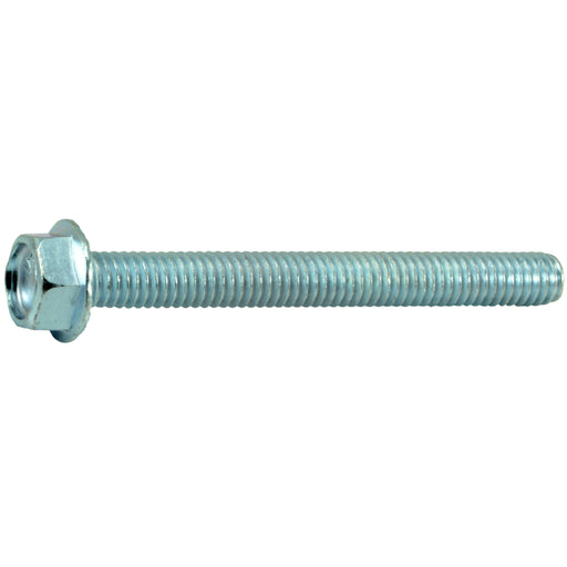 5/16"-18 x 3" Zinc Plated Grade 5 Steel Coarse Thread Hex Washer Head Serrated Flange Bolts