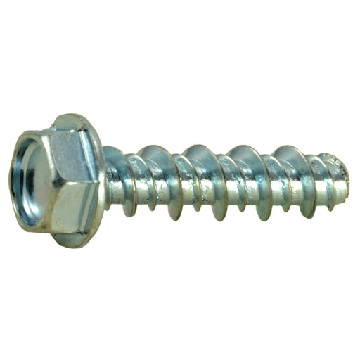 #10 x 3/4" Zinc Plated Steel Hex Head Hi-Lo Screws