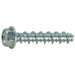 #10 x 1" Zinc Plated Steel Hex Head Hi-Lo Screws