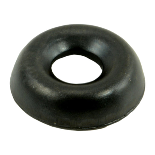 #4 x 1/8" x 3/8" Black Oxide Steel Finishing Washers