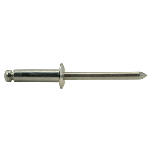 3/16" - 3/8" x 1/2" 18-8 Stainless Steel Dome Head Blind Pop Rivets