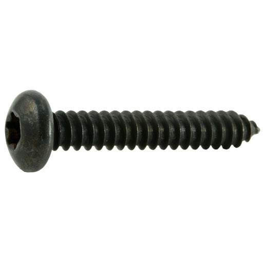 #14 x 1-1/2" Black Steel Star Drive Pan Head Sheet Metal Screws