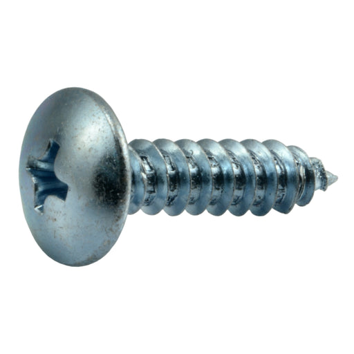 #10 x 3/4" Zinc Plated Steel Phillips Truss Head Sheet Metal Screws