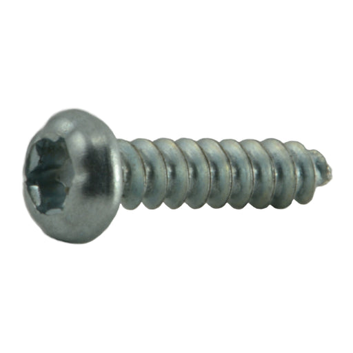 #2 x 3/8" Zinc Plated Steel Star Drive Flat Head Sheet Metal Screws