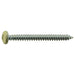 #10 x 2" Beige Painted Steel Phillips Pan Head Sheet Metal Screws