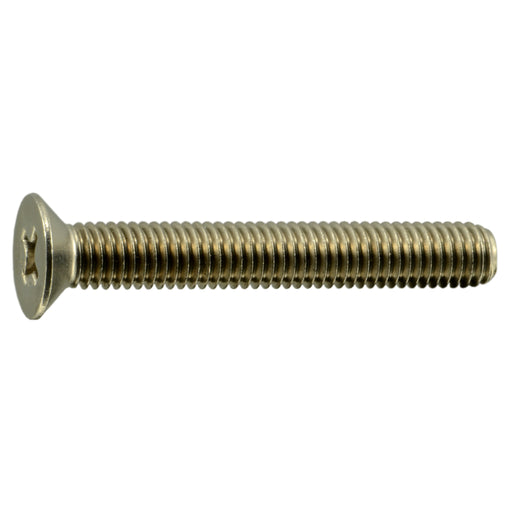 5mm-0.8 x 35mm A2 Stainless Steel Coarse Thread Phillips Flat Head Machine Screws