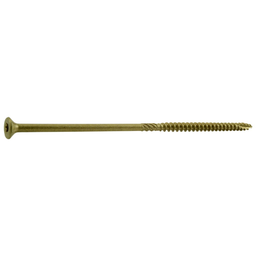 12 x 6" Star Drive Tan Saberdrive Deck Screws