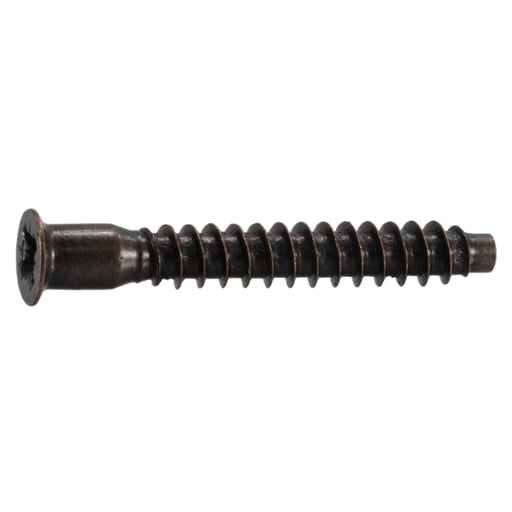 7mm x 50mm Bronze Plated Steel Phillips Pozidriv Flat Head Connector Screws