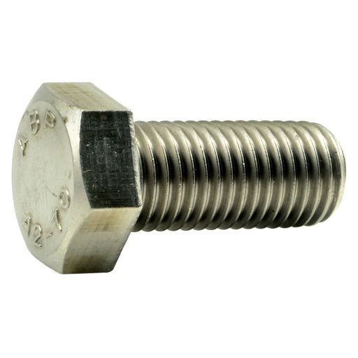 16mm-2.0 x 35mm Stainless A2-70 Steel Coarse Thread Metric Hex Cap Screws