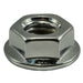 7/16"-14 Chrome Plated Steel Coarse Thread Flange Nuts