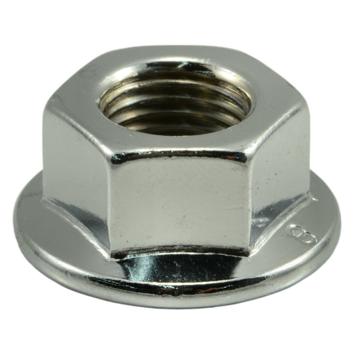 12mm-1.25 Chrome Plated Steel Extra Fine Thread Flange Nuts