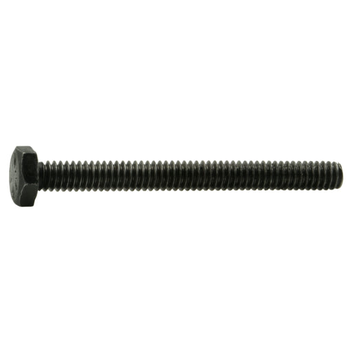 1/4"-20 x 2-1/2" Plain Grade 5 Steel Left Hand Thread Hex Cap Screws