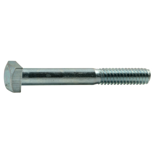 1/4"-20 x 2" Zinc Plated Grade 2 / A307 Steel Coarse Thread Square Head Bolts