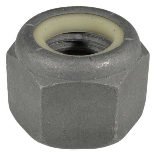 7/8"-9 Black Phosphate Grade 2 Steel Coarse Thread Nylon Insert Lock Nuts