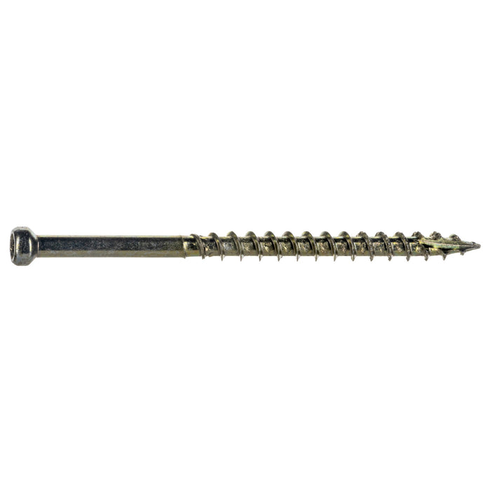 8 x 2-1/2" Star Drive Gold SaberDrive® Trim Screws 5 lb. Tub (714 pcs.)