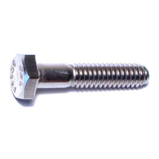 1/4"-20 x 1-1/4" 18-8 Stainless Steel Coarse Thread Hex Cap Screws