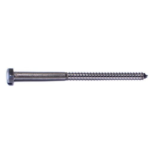 1/4" x 4-1/2" 18-8 Stainless Steel Hex Head Lag Screws