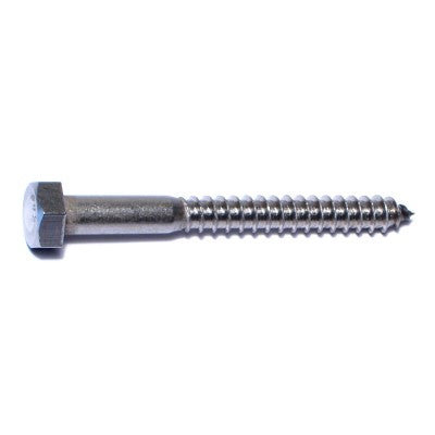 5/16" x 3" 18-8 Stainless Steel Hex Head Lag Screws