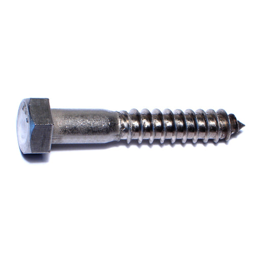 1/2" x 3" 18-8 Stainless Steel Hex Head Lag Screws