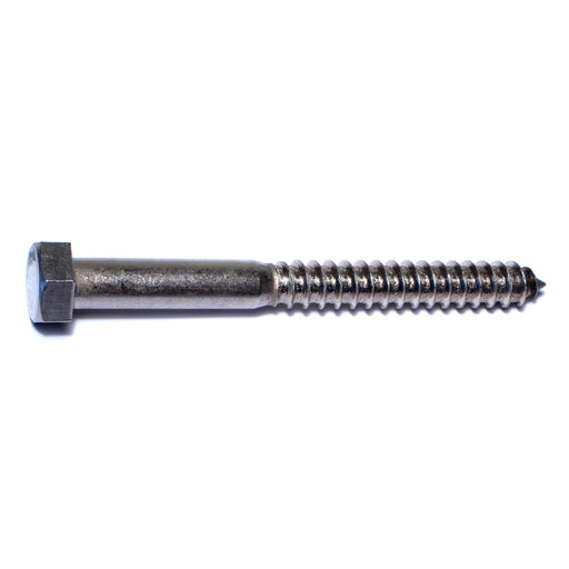 1/2" x 5" 18-8 Stainless Steel Hex Head Lag Screws