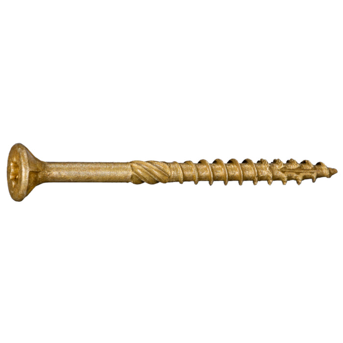 SaberDrive® Tan XL1500 Coated T-25 Star Drive Exterior Deck Screws