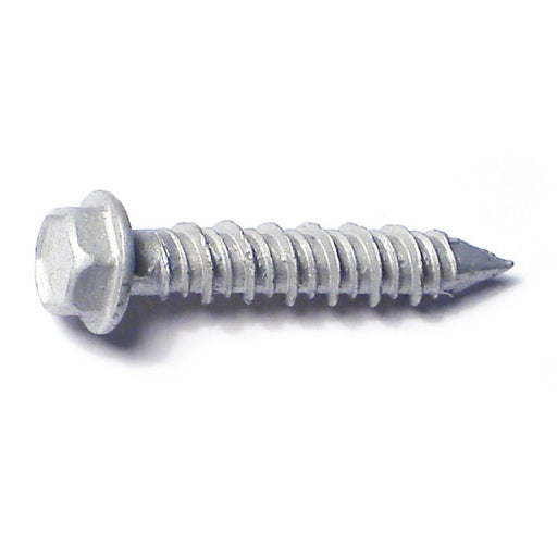 1/4" x 1-1/4" 410 Stainless Steel Coarse Thread Hex Washer Head Tapcon Masonry Screws