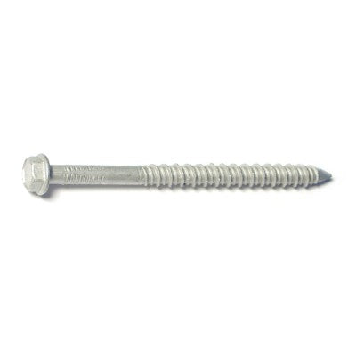 1/4" x 3-1/4" 410 Stainless Steel Coarse Thread Hex Washer Head Tapcon Masonry Screws