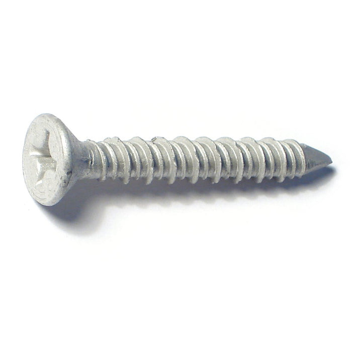 1/4" x 1-3/4" 410 Stainless Steel Coarse Thread Phillips Flat Head Tapcon Masonry Screws