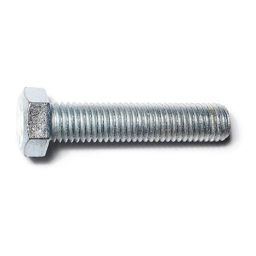 5/8"-11 x 3" Zinc Plated Steel Coarse Full Thread Hex Head Tap Bolts