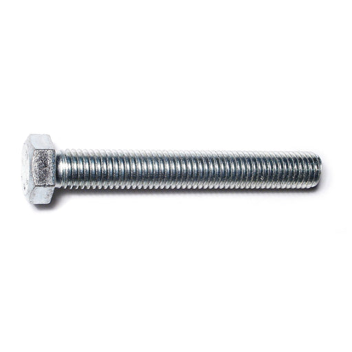 5/8"-11 x 4-1/2" Zinc Plated Steel Coarse Full Thread Hex Head Tap Bolts