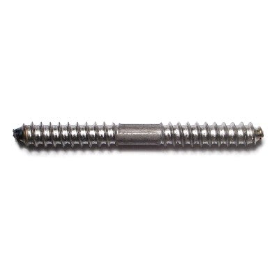 3/8" x 4" Zinc Plated Steel Dowel Screws