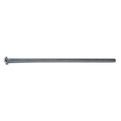 #10-24 x 6" Zinc Plated Steel Coarse Thread Combo Round Head Machine Screws