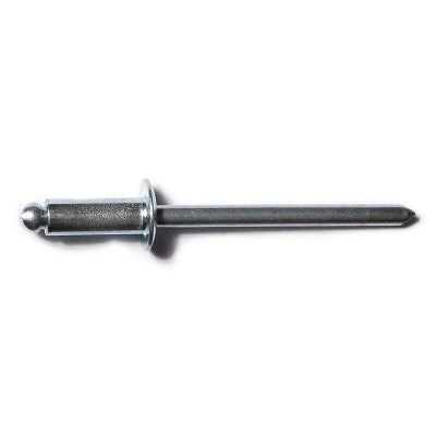 5/32" x 1/4" Dome Head Steel Rivets