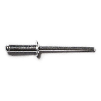 5/32" x 3/8" Dome Head Steel Rivets