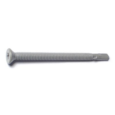 1/4 x 3-1/2" Gray Long Life Saberdrive Floorboard Self Drilling Screws w/ Wings