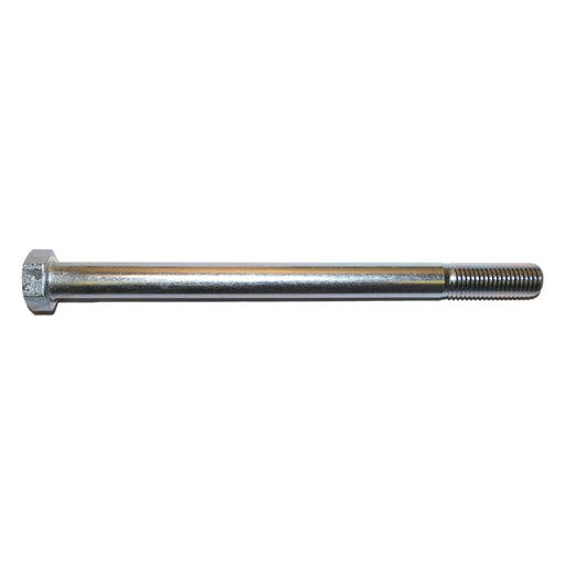 7/8"-9 x 12" Zinc Plated Grade 5 Steel Coarse Thread Hex Cap Screws