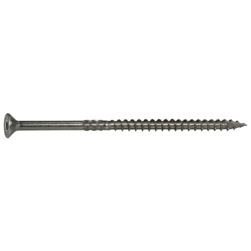 10 x 4" Star Drive Stainless Steel Exterior Saberdrive Deck Screws