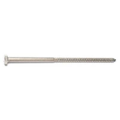 1/4" x 5" 18-8 Stainless Steel Hex Head Lag Screws