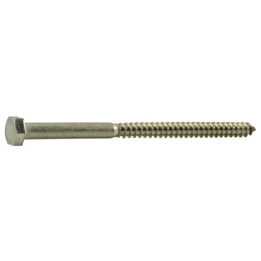 5/16" x 5" 18-8 Stainless Steel Hex Head Lag Screws