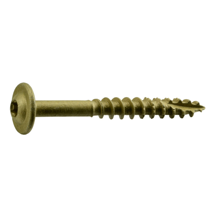 5/16 x 2-1/2" Star Drive Tan Lag Saberdrive Screws 10 lb. Box (381 pcs.)