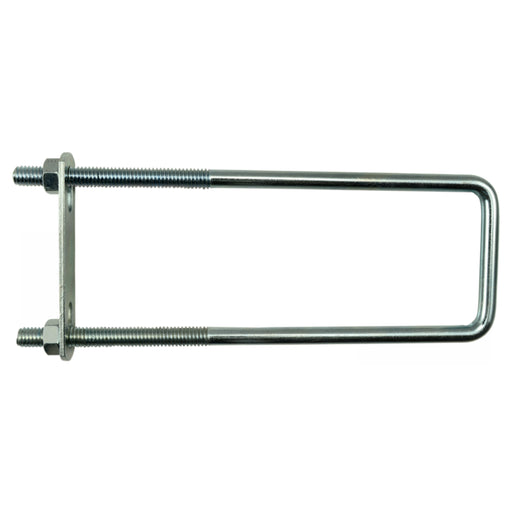 5/16"-18 x 2" x 7" Zinc Plated Steel Square U-Bolt